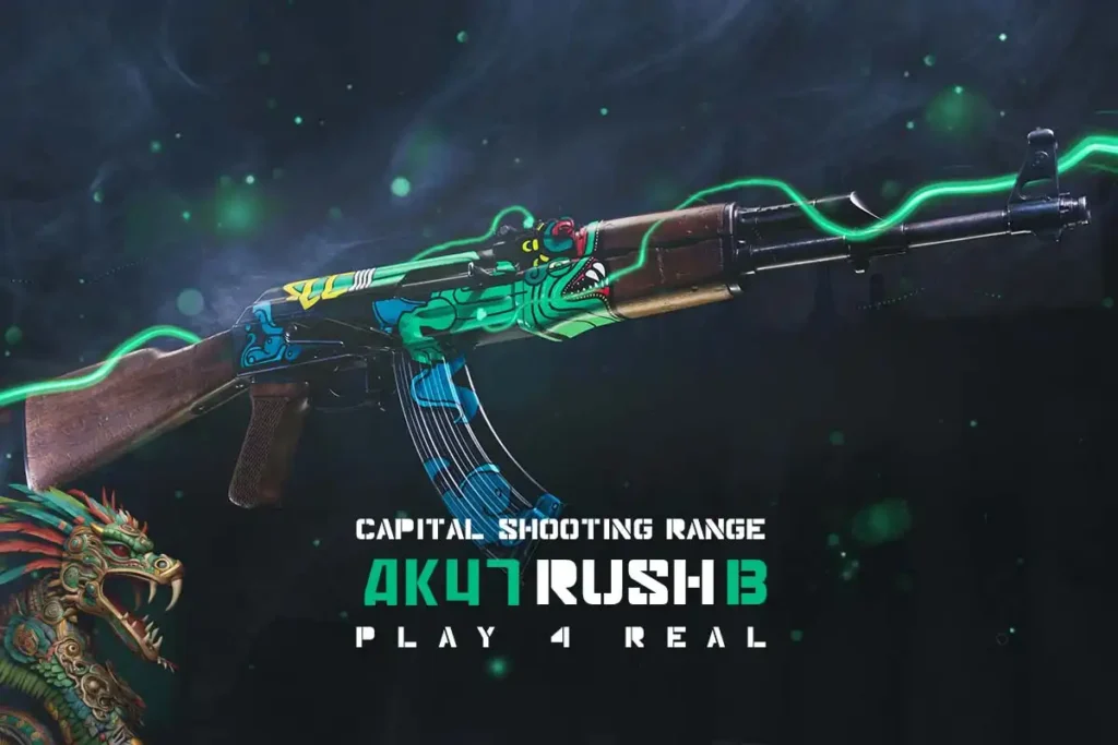 AK47 Rush B CSGO Budapest Shooting carbine