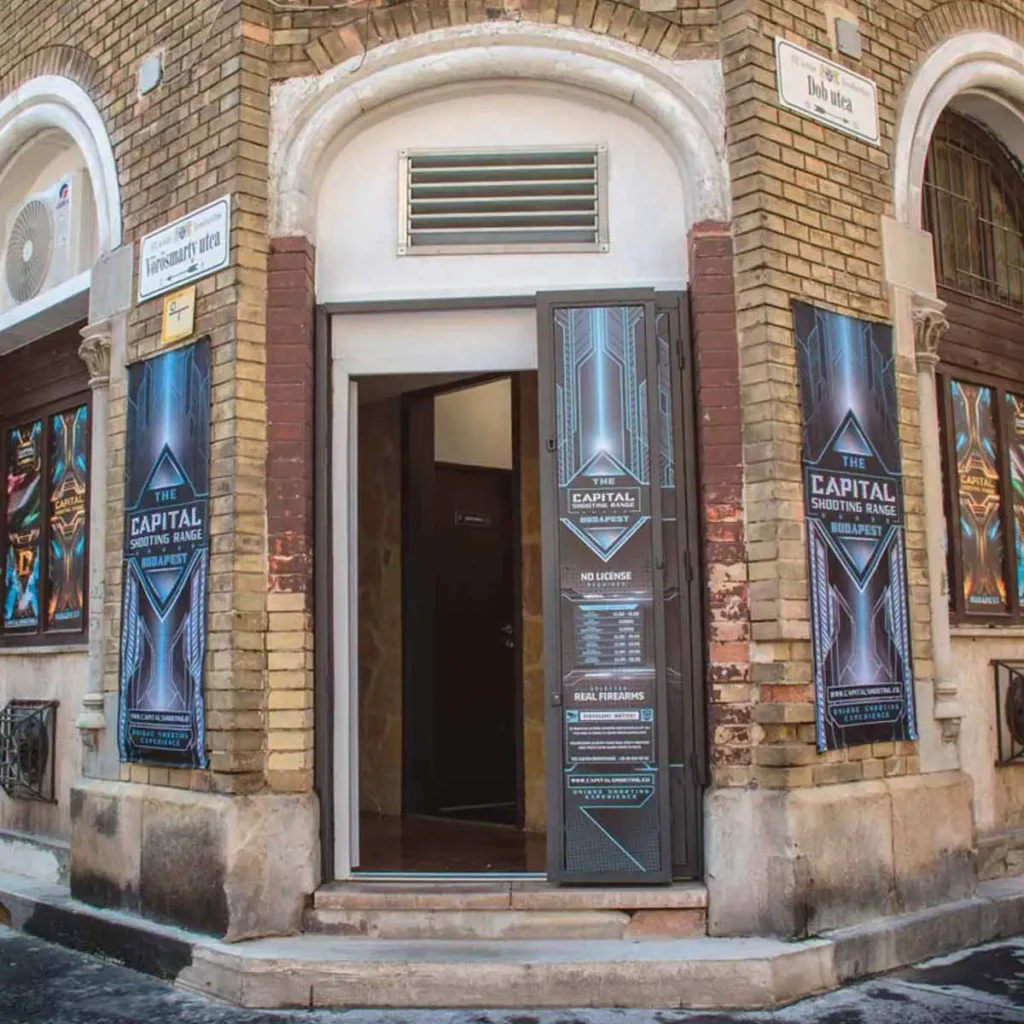 Budapest Shooting exterior entrance