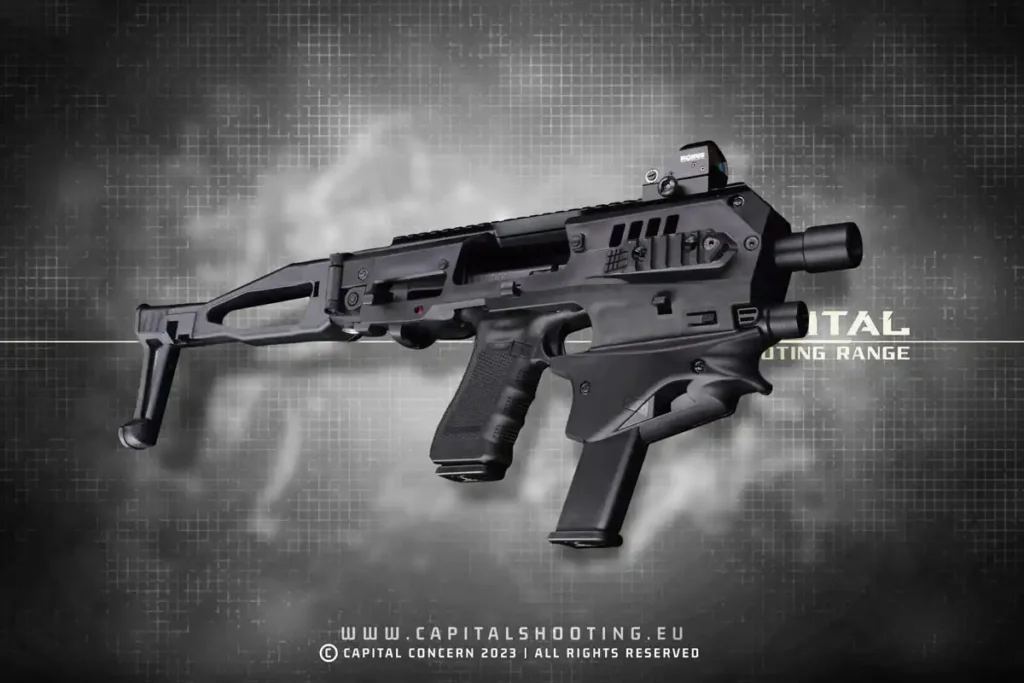Glock 17 CAA MCK Converstion kit Budapest Shooting submachine gun