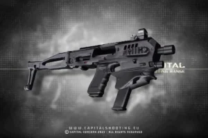 Glock 17 CAA MCK Converstion kit Budapest Shooting submachine gun