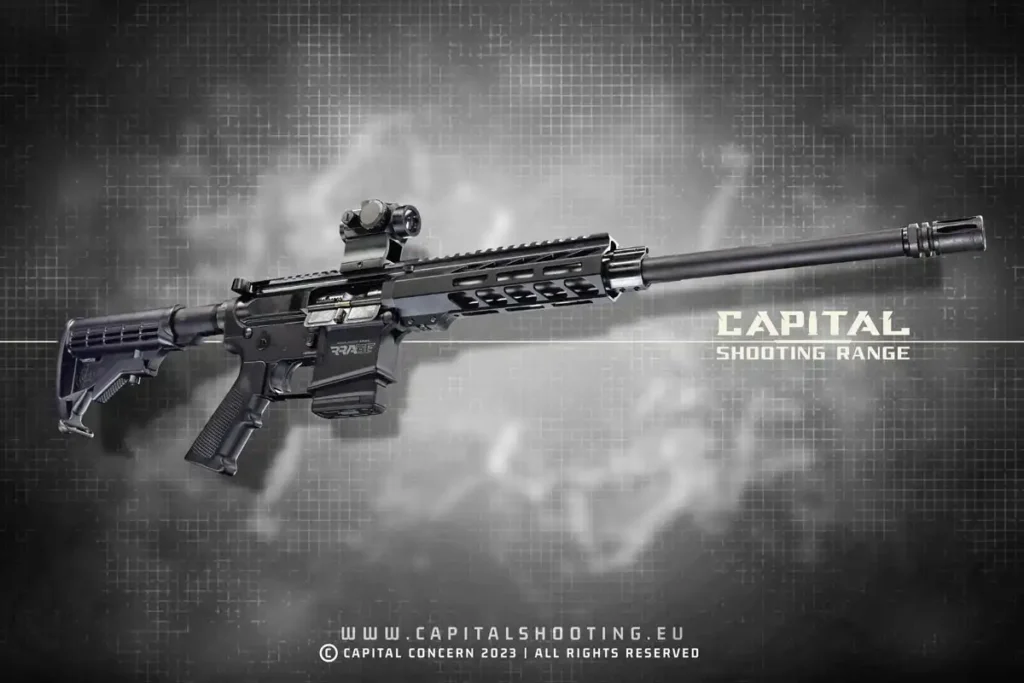 M4 Carbine Rock River RAGE LAR16 Budapest Shooting carbine