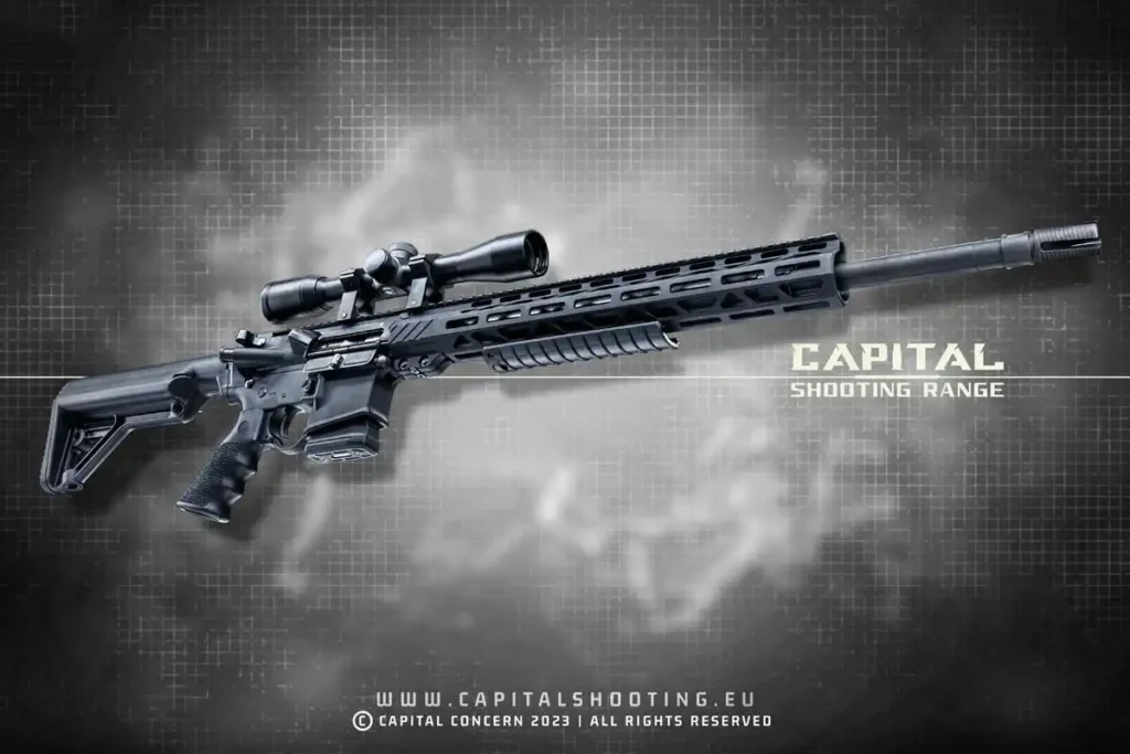 M4 DMR Rock River Wylde Coyote Budapest Shooting sniper rifle