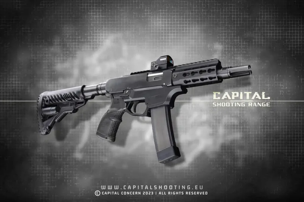Steiner Scenics BARK9 Budapest Shooting submachine gun