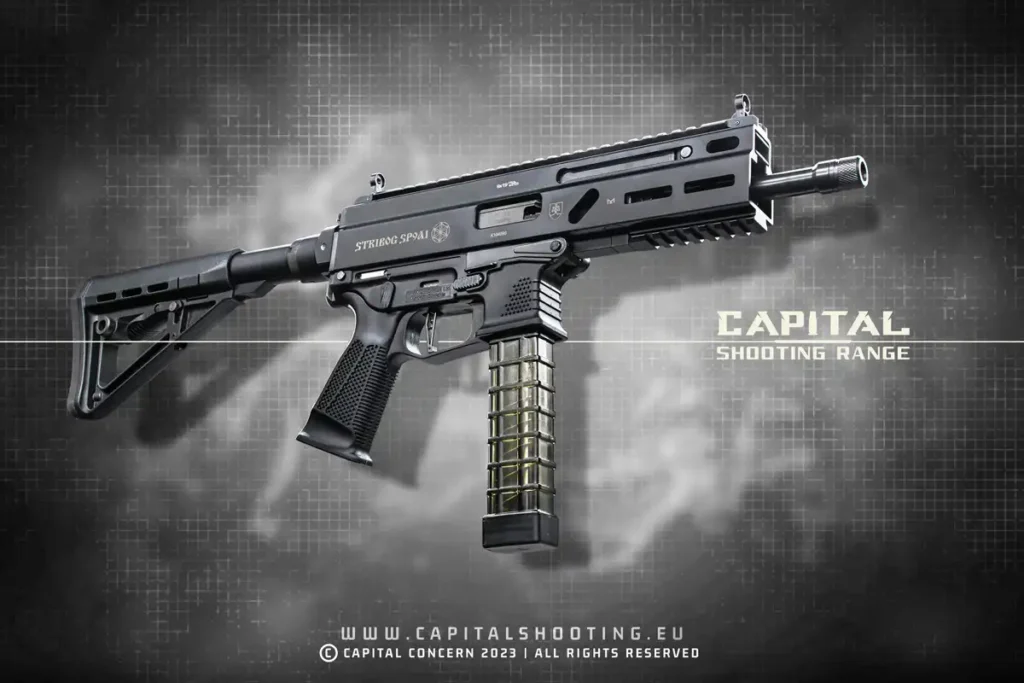 Stribog SP9 A1 Budapest Shooting submachine gun